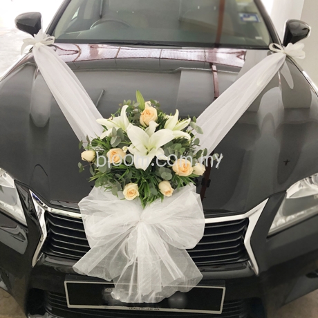 Bridal Car Decoration Wedding Event Flower Gifts Kuala Lumpur Kl